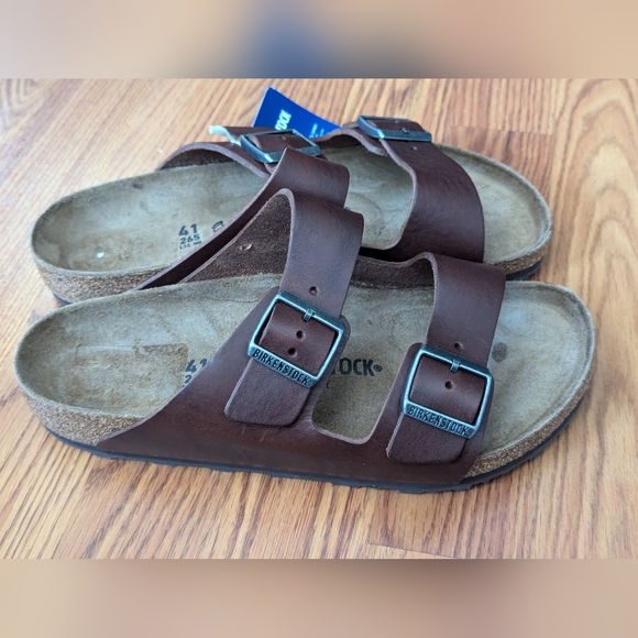 Birkenstock Arizona Habana Leather - Picture 2 of 10